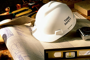 Contractor Safety Helmet - Think Safety - The Miller Insurance Agency Everett Washington