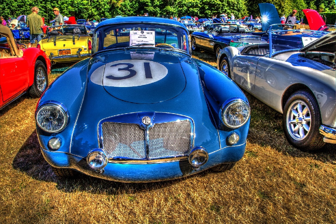 Classic Blue MG Car - Auto Insurance The Miller Insurance Agency Everett Washington