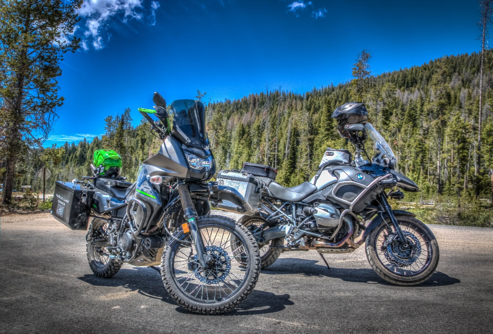 KLR 650 and BMW ADV Motorcycles